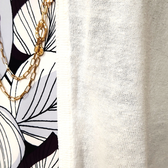 J. Jill Petite Large Winter White Cardigan - Picture 2 of 5